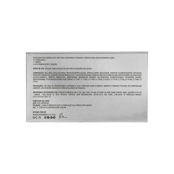 Paleta de Sombras Sabrina Sato Trendsetter